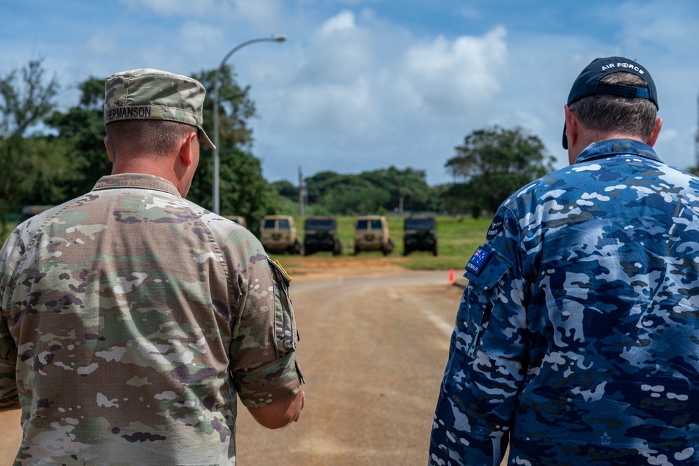 RAAF AVM visits Andersen AFB
