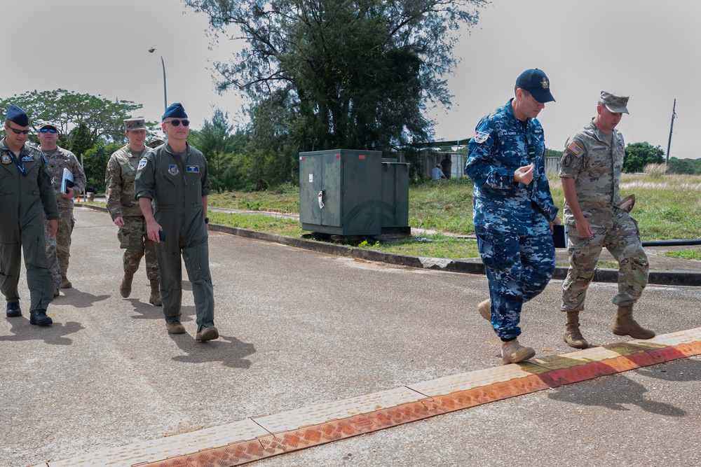 RAAF AVM visits Andersen AFB