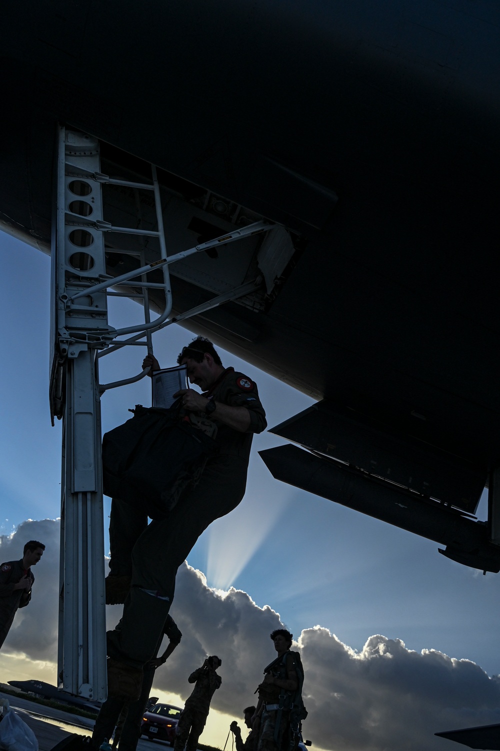 U.S. Air Force B-1B Lancer conducts Bomber Task Force mission