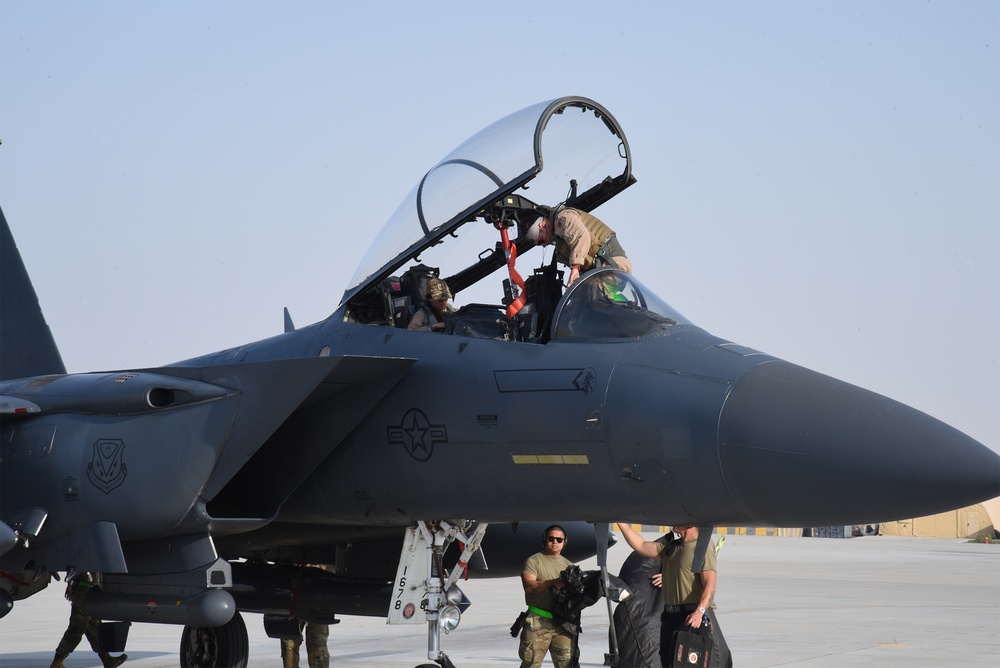 380th AEW Hosts Exercise Iron Falcon