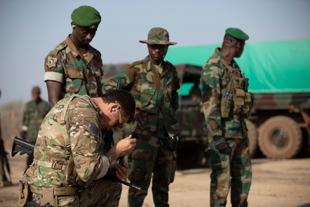 Ghanaian and US Range Training