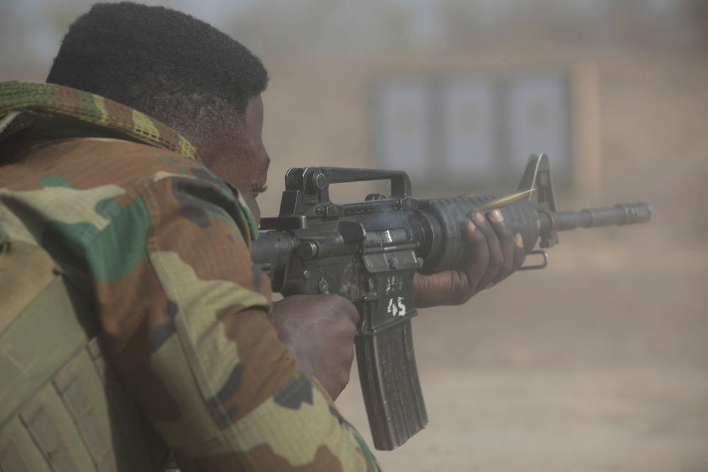 Ghanaian and US Special Forces Range Training