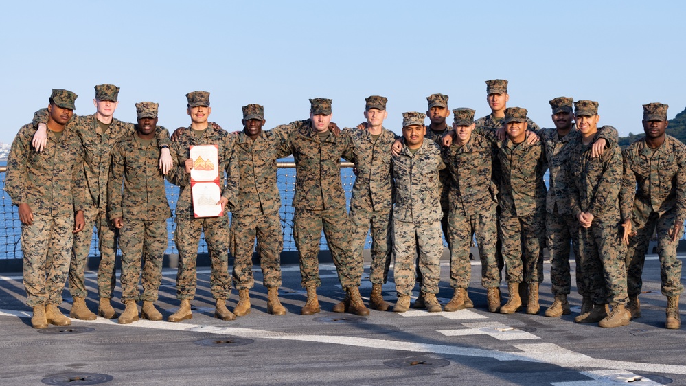 Dvids - Images - Clb-31 Promotion Ceremony Aboard Uss Ashland [image 9 