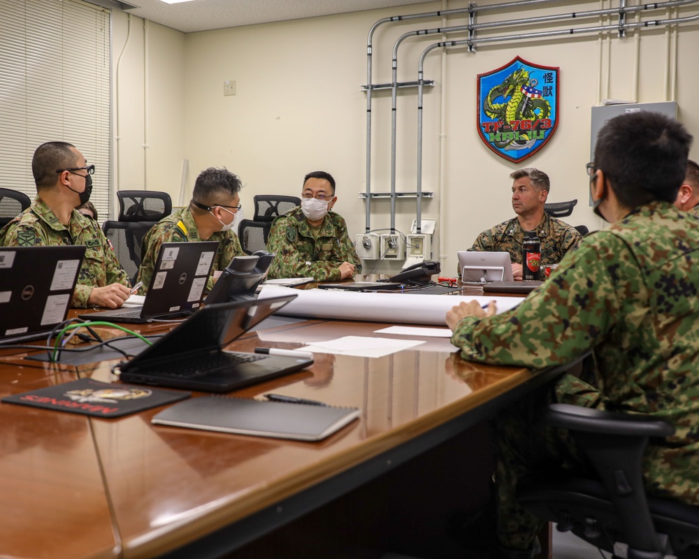 Japan Self-Defense Force Visits Task Force 76/3 during Exercise Iron Fist 23