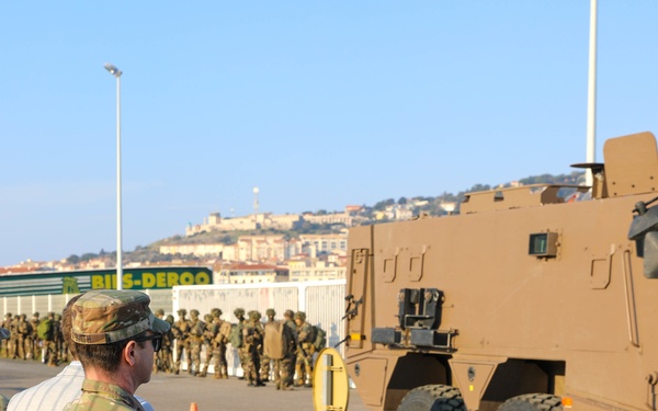 21st TSC observes French logistics elements in complex exercise
