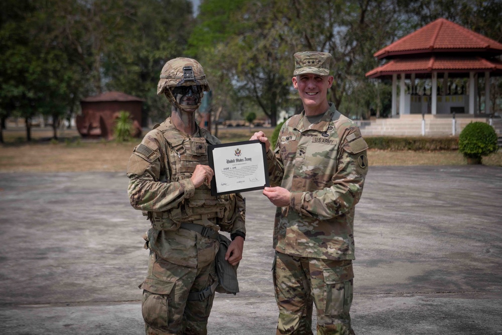 Maj. Gen.Stephen Smith visits Cobra Gold 23