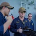 USS OAKLAND CONDUCTS WEAPONS FAMILIARIZATION