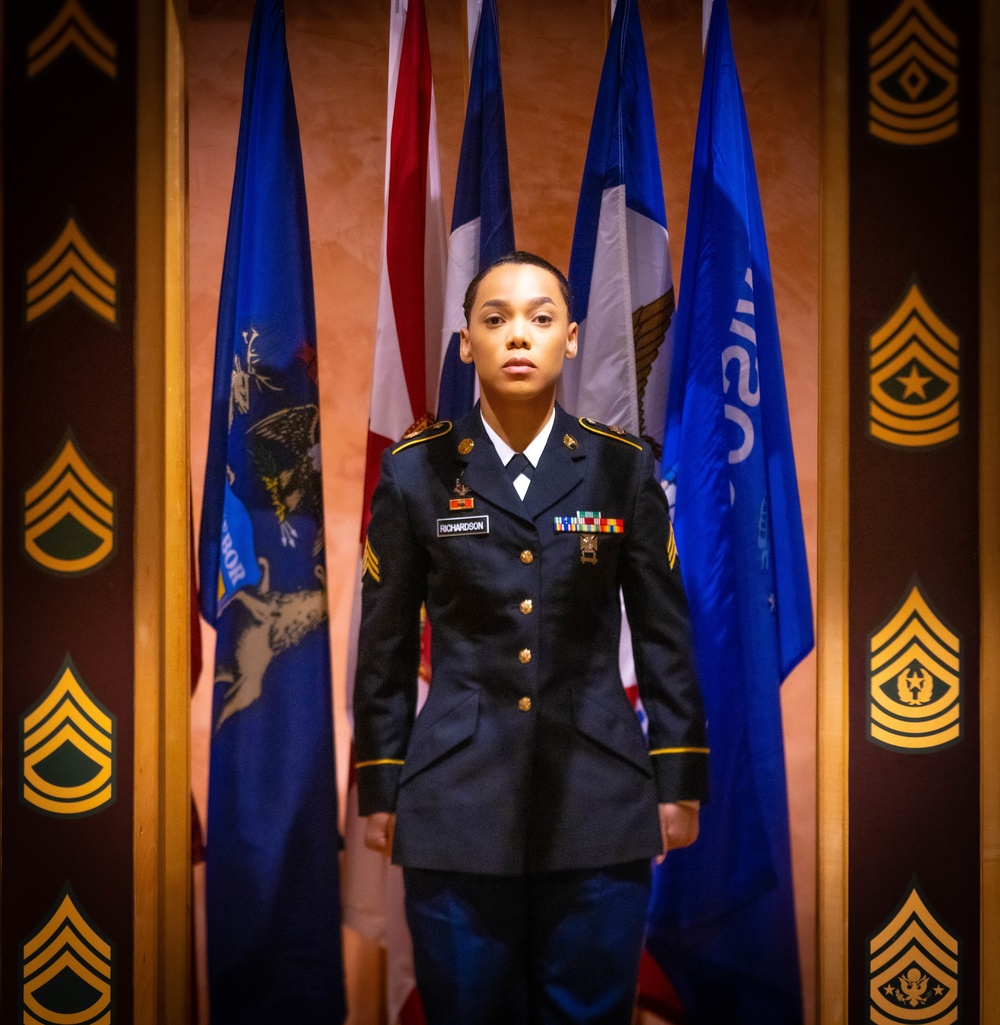 WRAIR NCO Induction ceremony