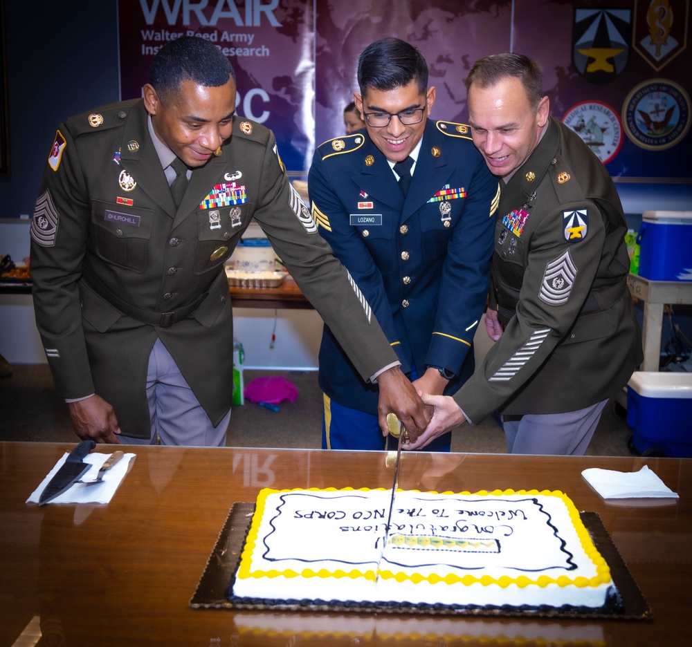 WRAIR NCO Induction Ceremony