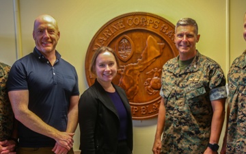 Staff delegation member visit Marine Corps Base Camp Blaz