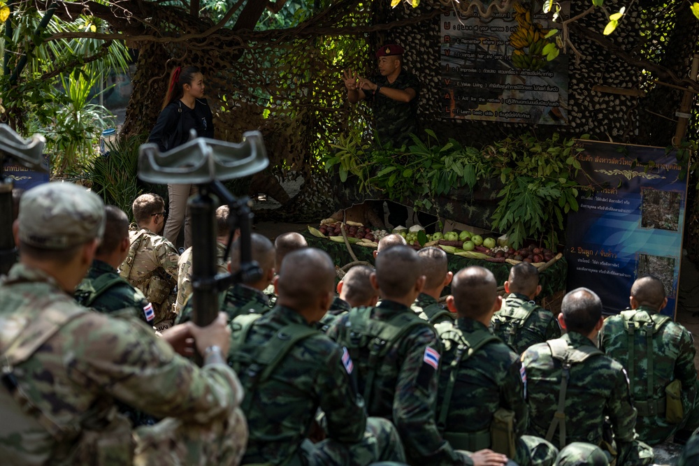 Task Force Ghost, Royal Thai Army attend Jungle Warfare Training during Cobra Gold 23