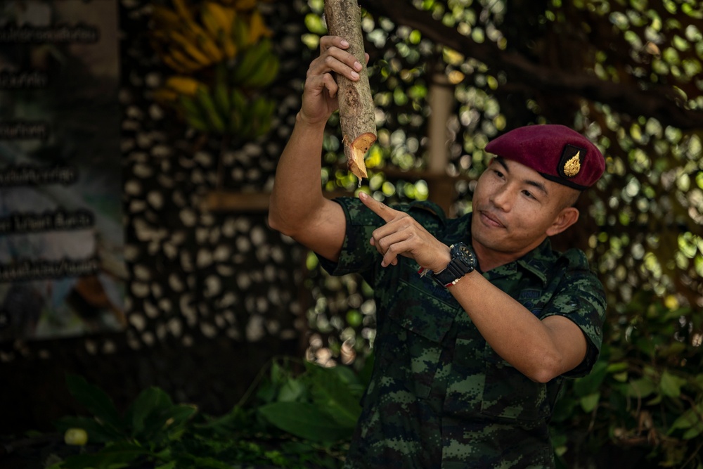 Task Force Ghost, Royal Thai Army attend Jungle Warfare Training during Cobra Gold 23