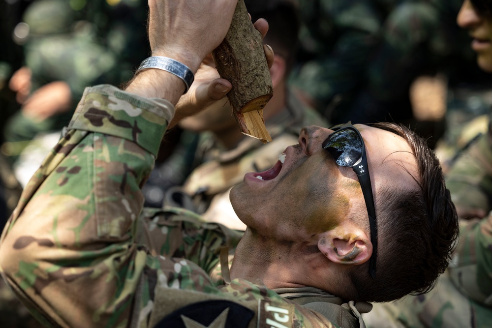 Task Force Ghost, Royal Thai Army attend Jungle Warfare Training during Cobra Gold 23