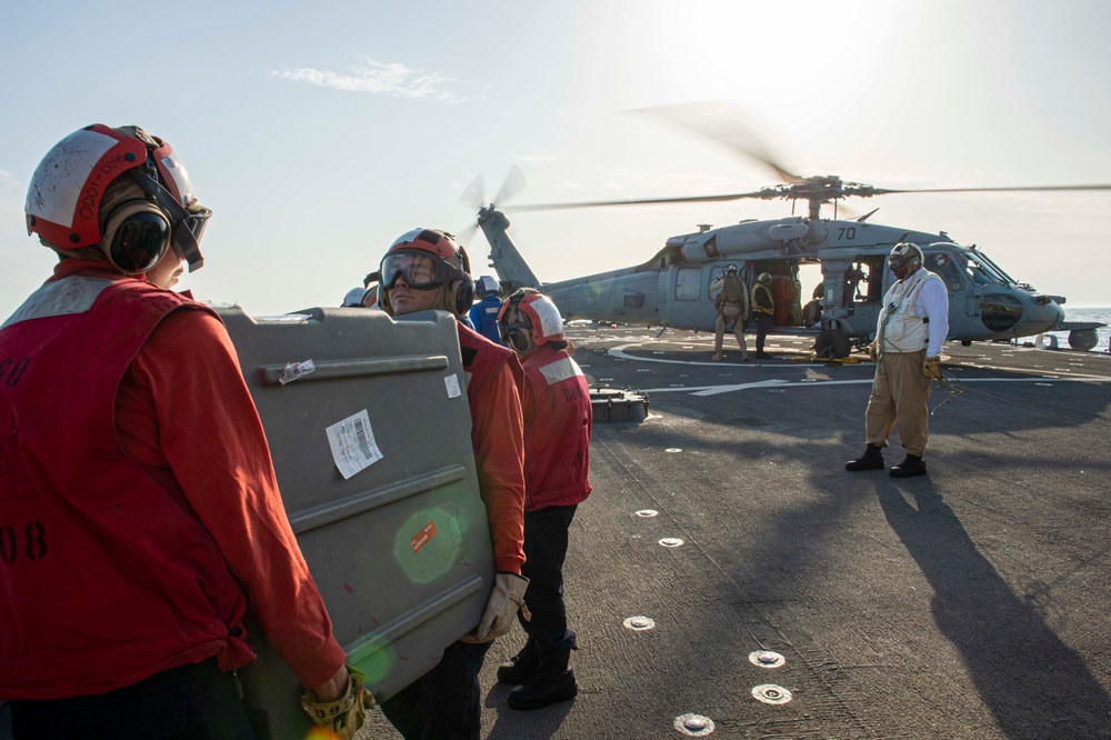 HSC 26, USS Paul Hamilton Flight Operations