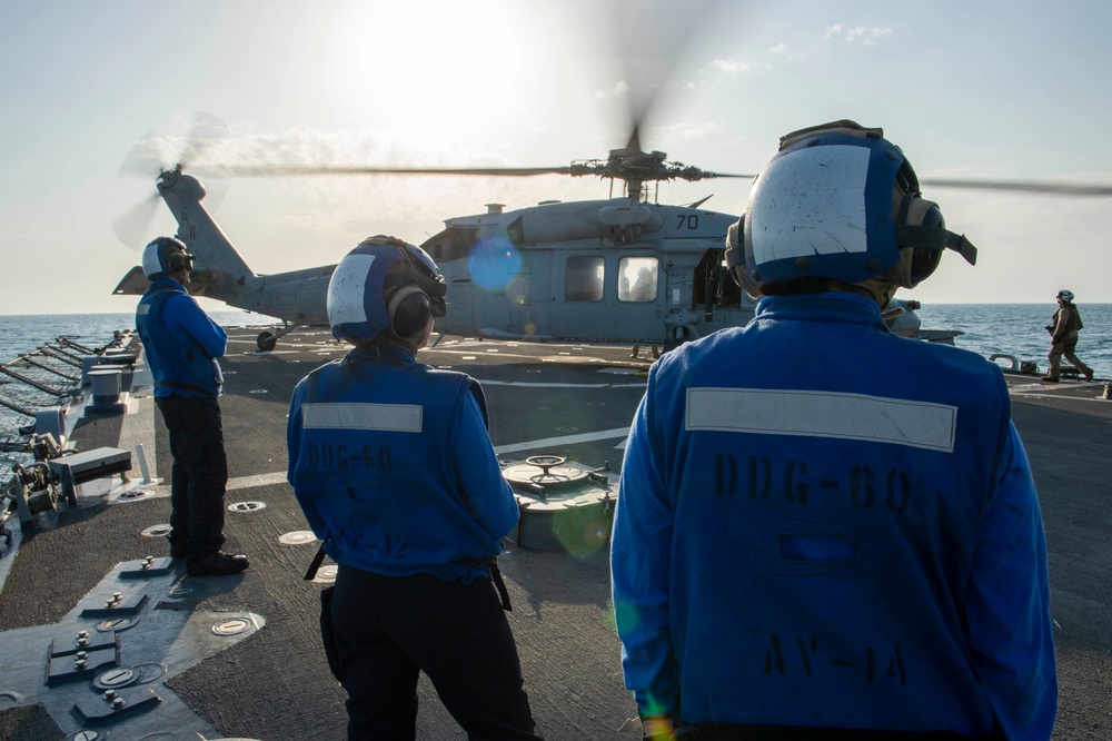HSC 26, USS Paul Hamilton Flight Operations