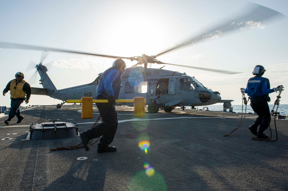 HSC 26, USS Paul Hamilton Flight Operations