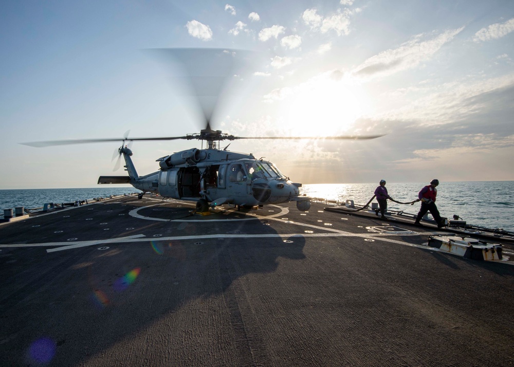 HSC 26, USS Paul Hamilton Flight Operations