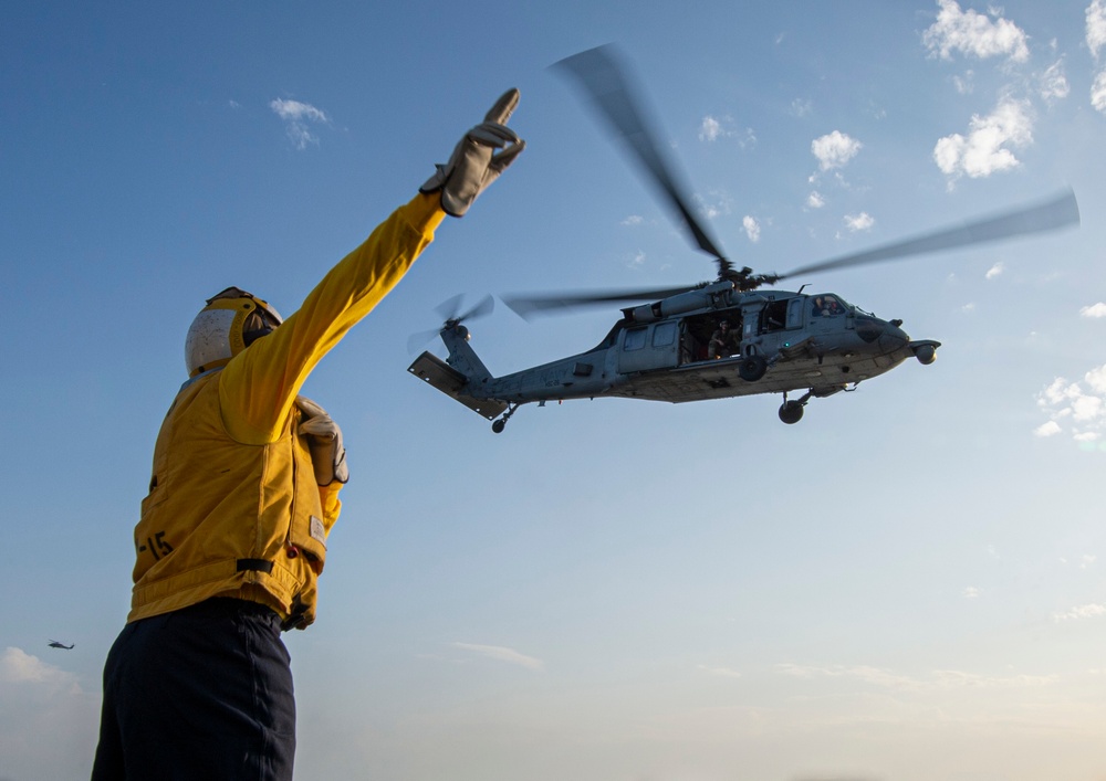 HSC 26, USS Paul Hamilton Flight Operations