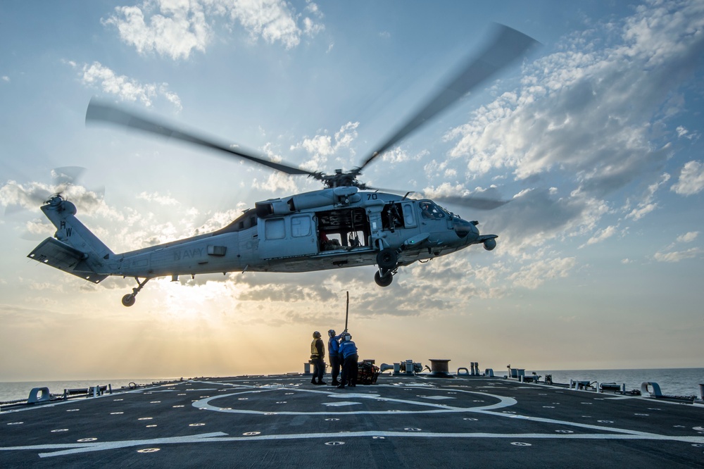 HSC 26, USS Paul Hamilton Flight Operations