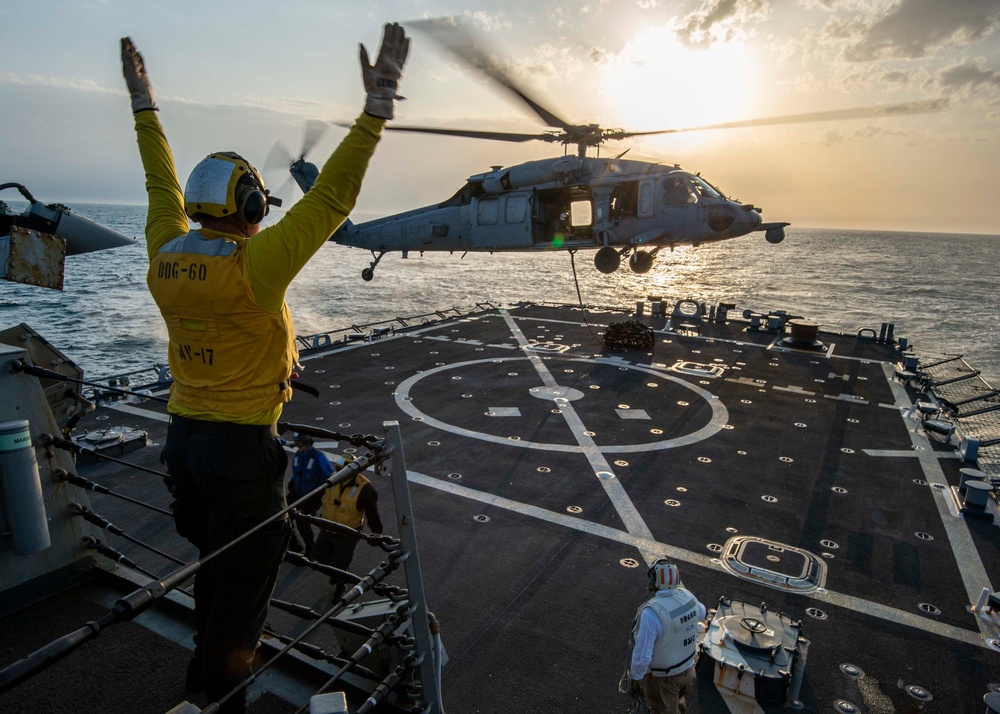 HSC 26, USS Paul Hamilton Flight Operations