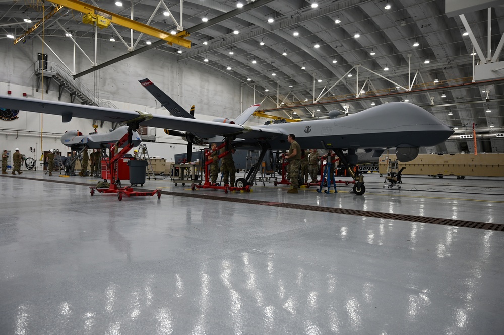 119th Wing members prepare MQ-9 Reaper for participation in Cope North 23