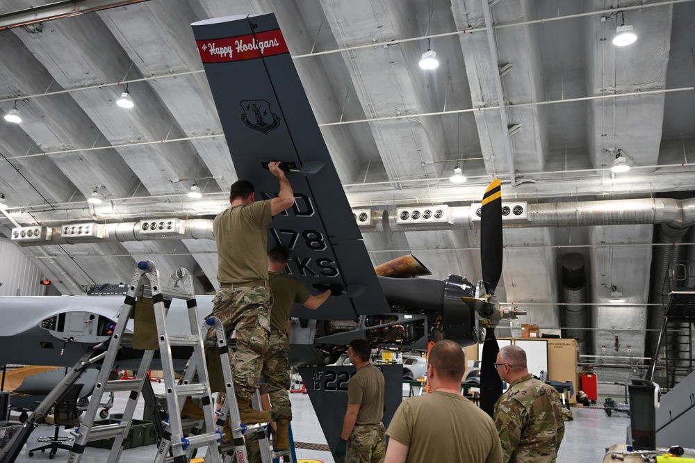 119th Wing members prepare MQ-9 Reaper for participation in Cope North 23