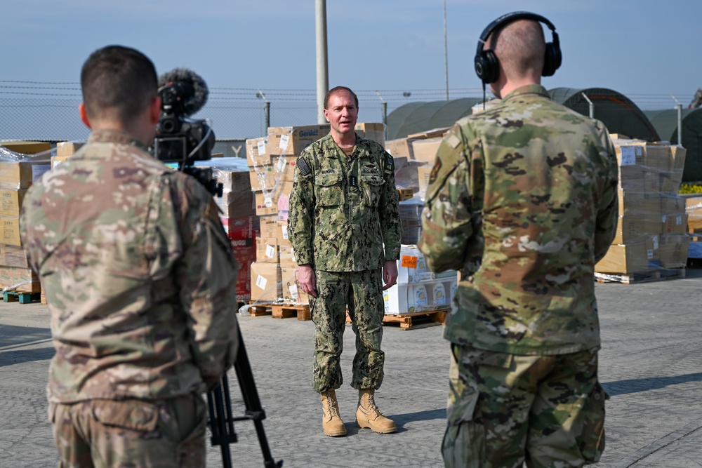 U.S. Navy Forces Europe, Africa commander visits Incirlik Air Base during Türkiye earthquake relief efforts