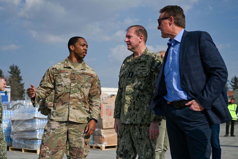 U.S. Navy Forces Europe, Africa commander visits Incirlik Air Base during Türkiye earthquake relief efforts