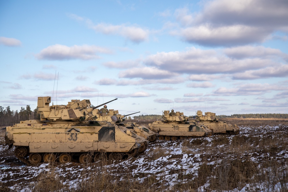 NATO eFP Battle Group Poland Displays Multinational Combined Fire Power