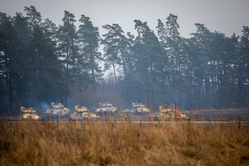 NATO eFP Battle Group Poland Displays Multinational Combined Fire Power