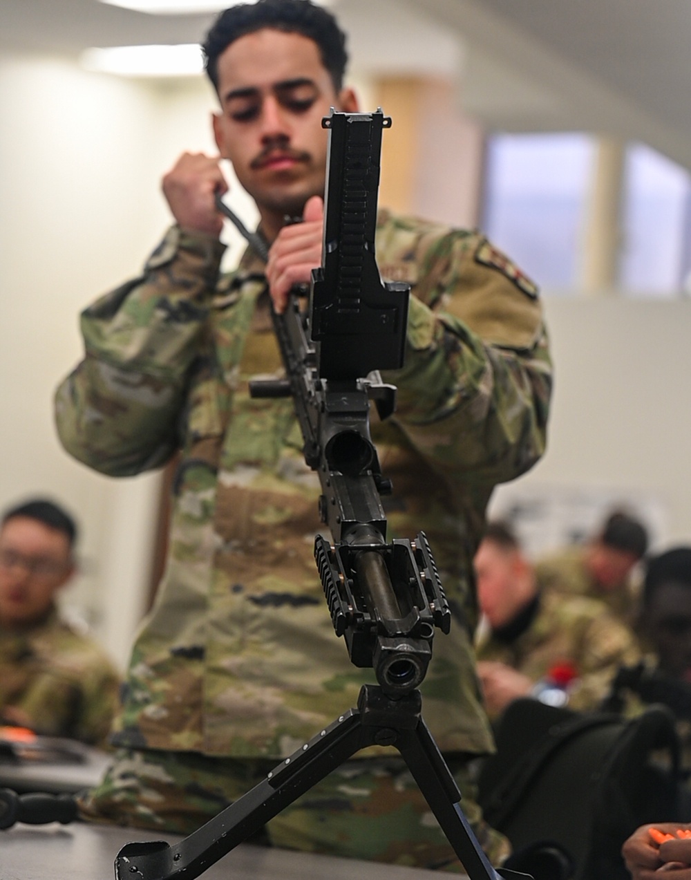 Lightweight machine gun training school