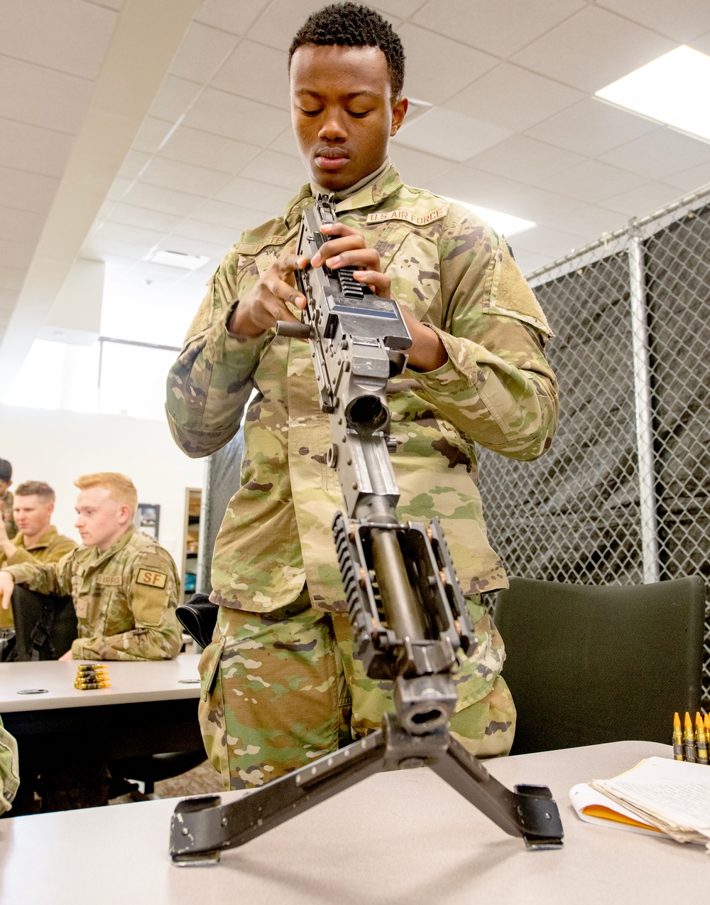 Lightweight machine gun training school