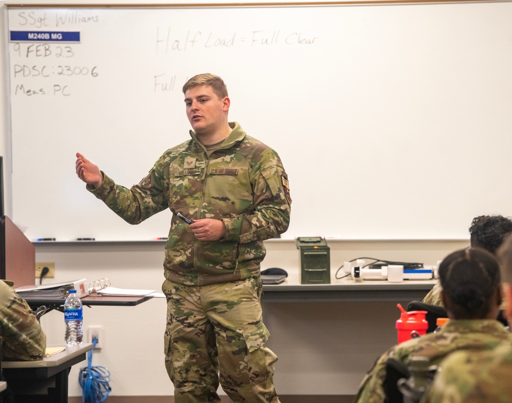 Lightweight machine gun training school