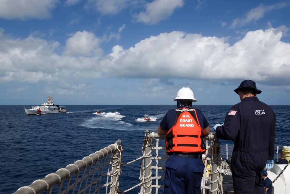 U.S. Coast Guard Cutter Tampa (WMEC 902) conducts patrols for Operation Vigilant Sentry