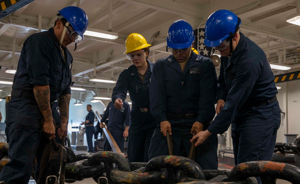 Makin Island Foc'sle Operations