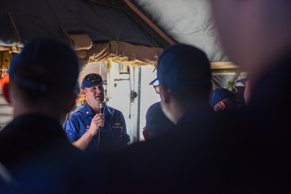 U.S. Coast Guard Cutter Tampa (WMEC 902) conducts patrols for Operation Vigilant Sentry