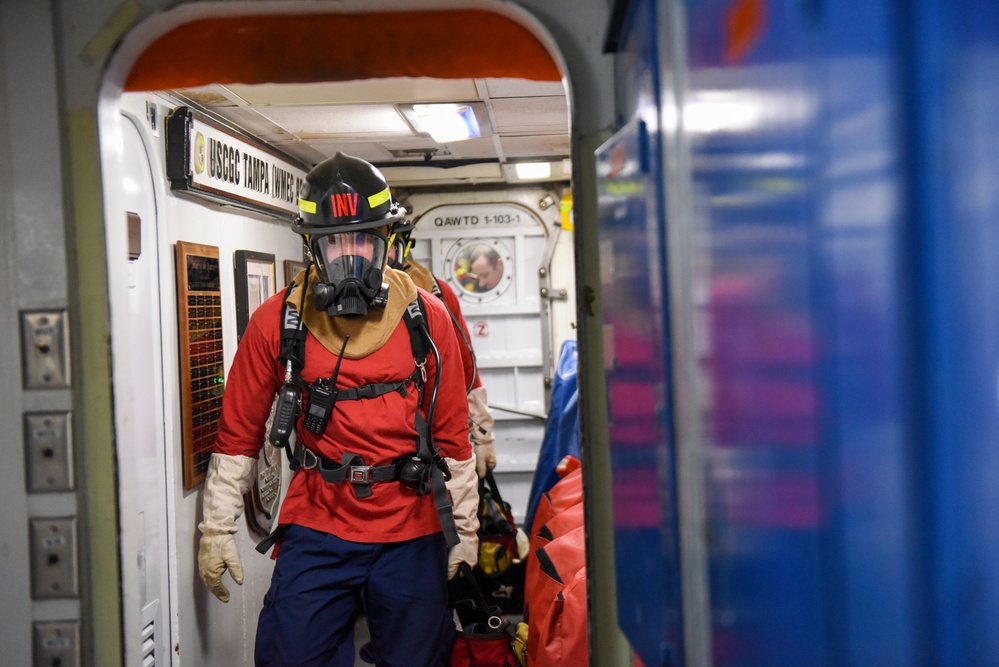 U.S. Coast Guard Cutter Tampa (WMEC 902) conducts patrols for Operation Vigilant Sentry