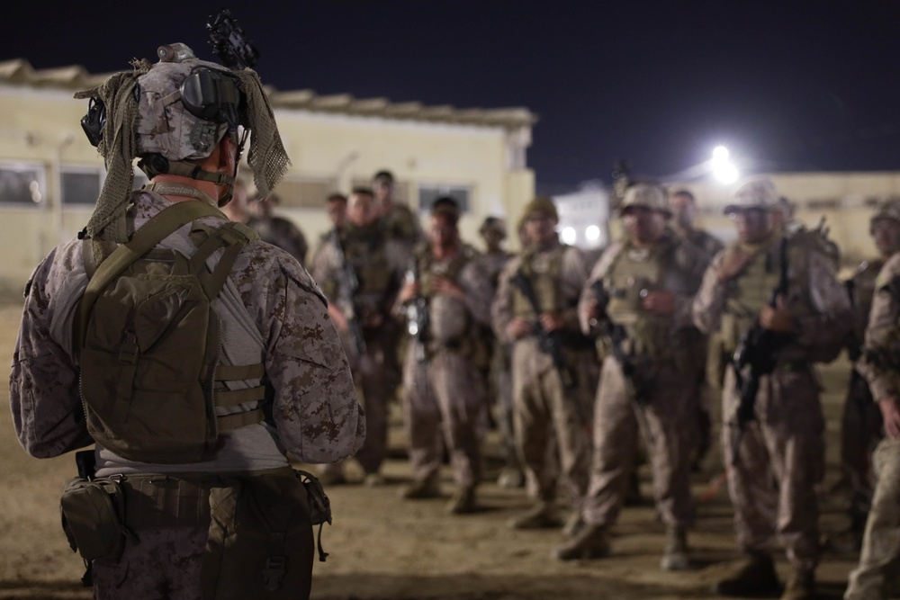 U.S. Marines with 3rd ANGLICO FINEX during Intrepid Maven