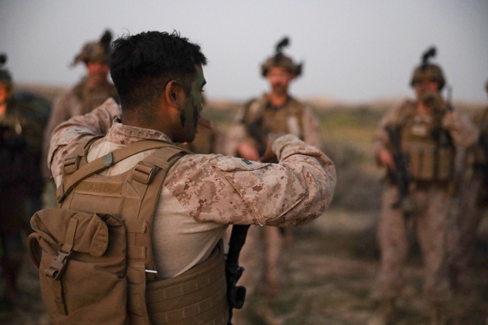 U.S. Marines with 3rd ANGLICO FINEX during Intrepid Maven