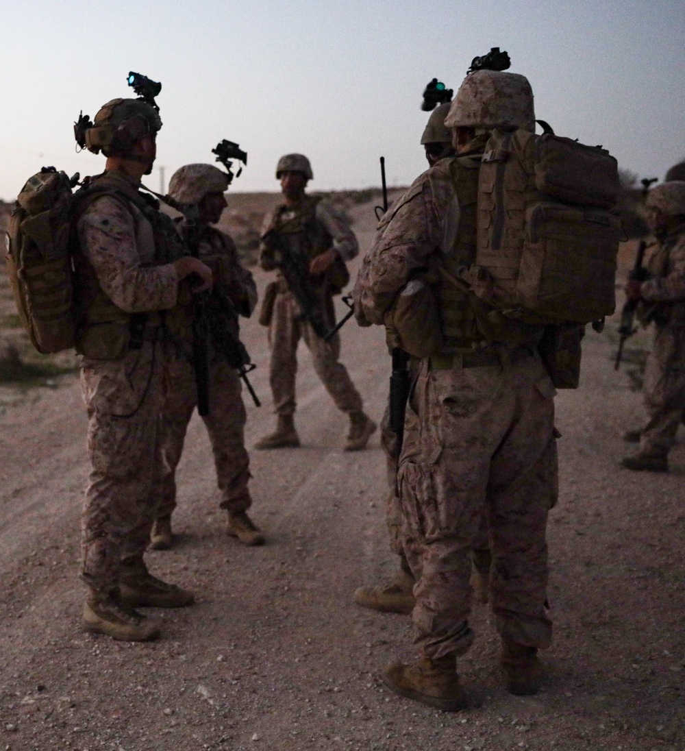 U.S. Marines with 3rd ANGLICO FINEX during Intrepid Maven