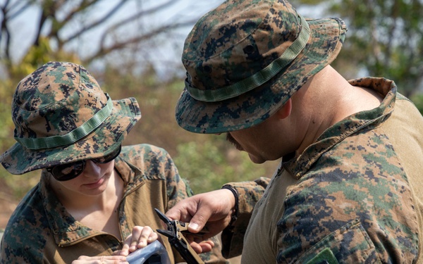 US Navy Corpsmen set up STP