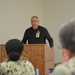 Naval Medical Readiness Logistics Command Sailors and Civilians receive a history presentation from Hampton Roads Naval Museum as part of African American History Month