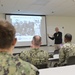 Naval Medical Readiness Logistics Command Sailors and Civilians receive a history presentation from Hampton Roads Naval Museum as part of African American History Month