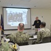 Naval Medical Readiness Logistics Command Sailors and Civilians receive a history presentation from Hampton Roads Naval Museum as part of African American History Month