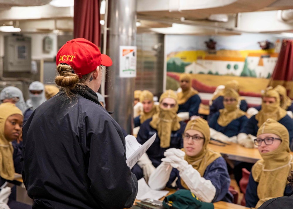 USS Porter Conducts General Quarters Training Evolution