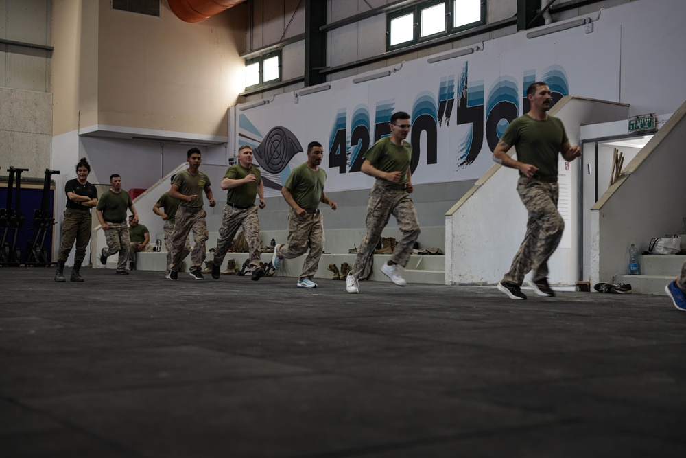 U.S. Marines with 3rd ANGLICO conduct Krav Maga during Intrepid Maven