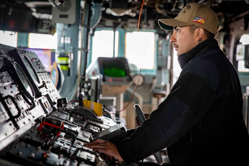 USS Porter Operates in the Atlantic Ocean