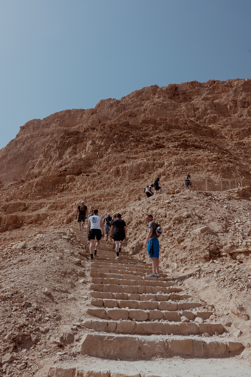 2nd AABn Marines visit Masada National Park during Intrepid Maven 23.2