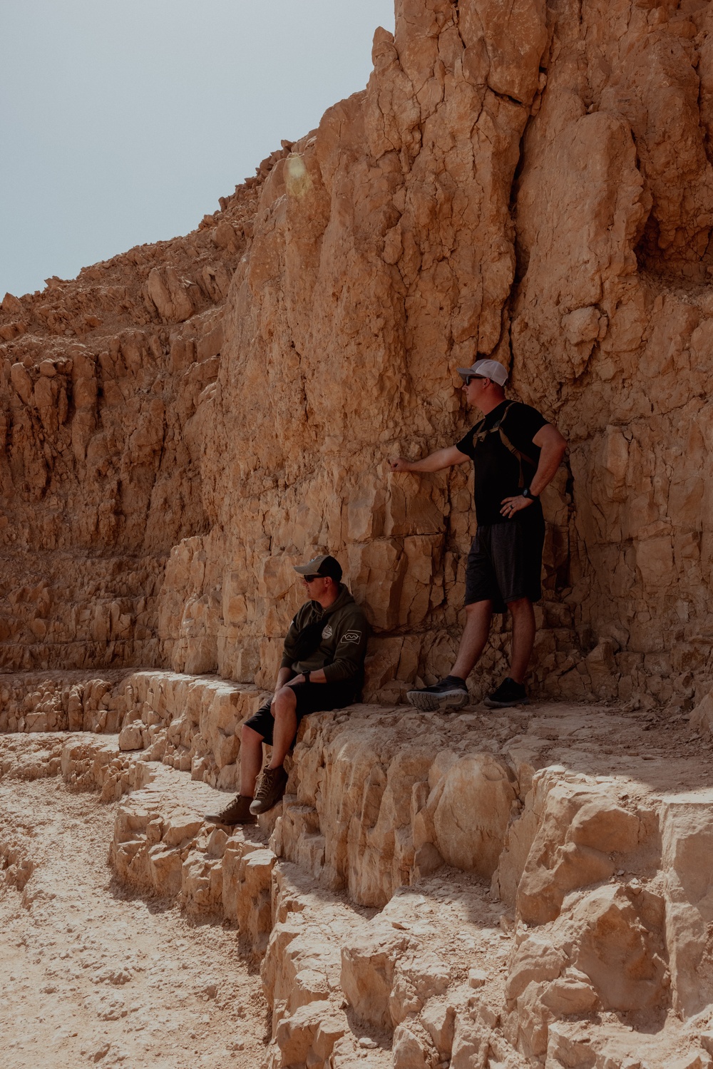 2nd AABn Marines visit Masada National Park during Intrepid Maven 23.2
