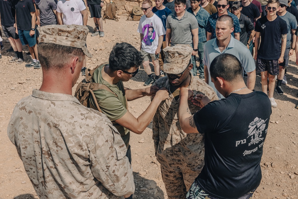 2nd AABn Marines visit Masada National Park during Intrepid Maven 23.2